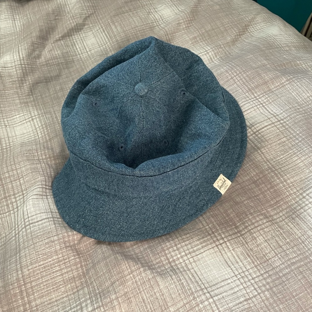 denim bucket hat
